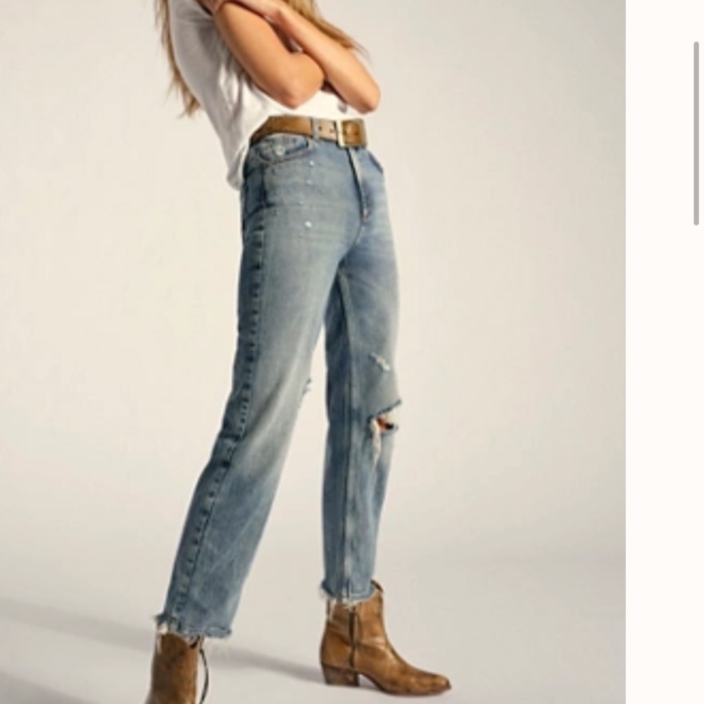 Free People Dakota Straight Leg Jeans